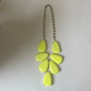 Very rare discontinued neon yellow Harlow necklace